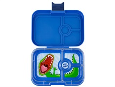 Yumbox surf blue/dinosaur tray 4-sections madkasse Panino